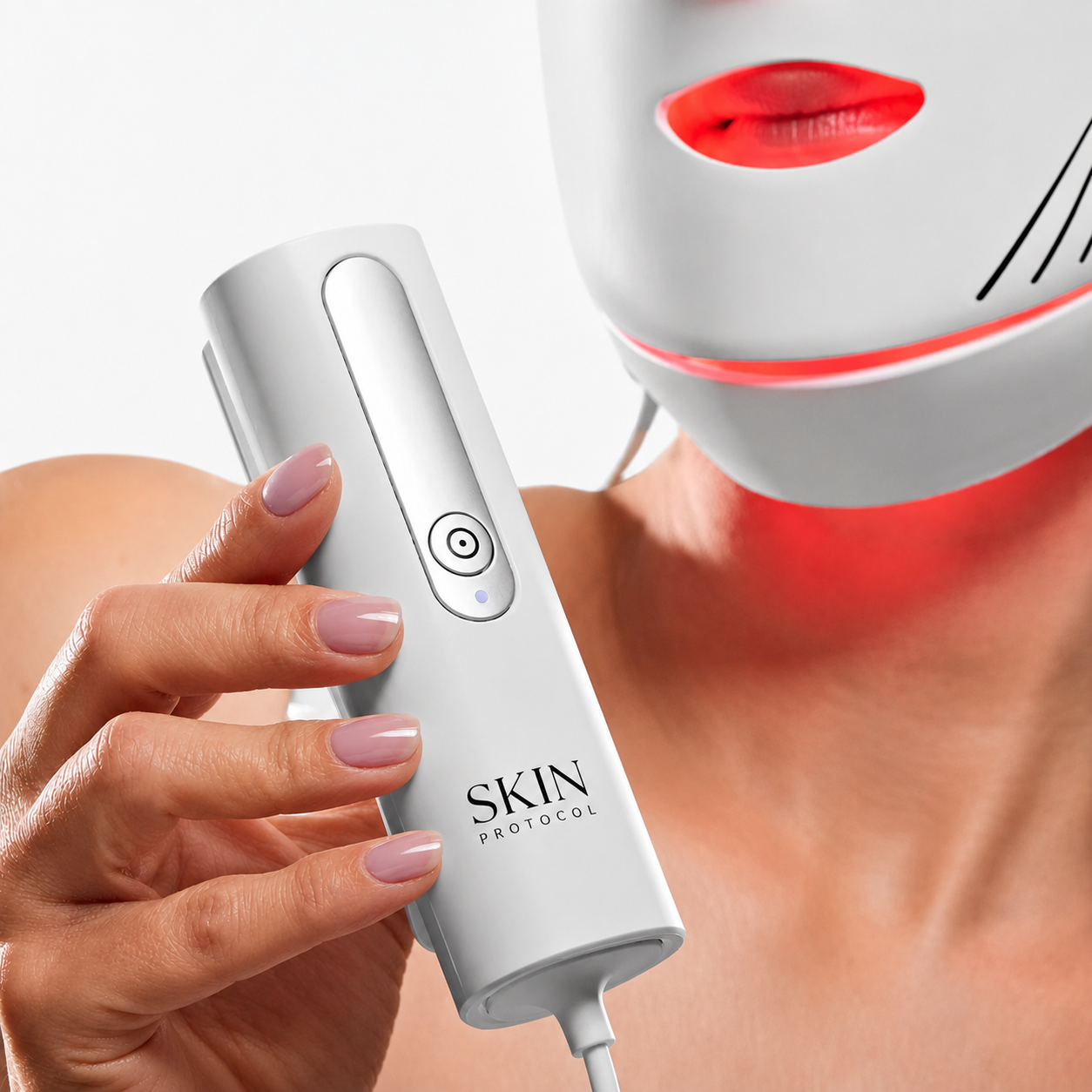 Facial Mask Skin Care Device 3-in-1 LED Chip Red Light Therapy LED Mask